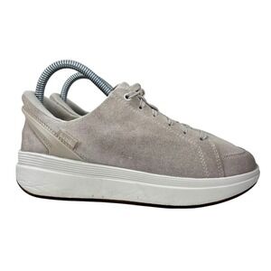 Kizik Sneakers Womens Size 6 Sydney Suede Leather Beige Hands-Free‎ Laced  Shoes